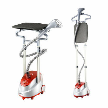 Pringle GS107 Standing Iron Garment Steamer-1950 W|Variable Control Knob |1.6L Detachable Water Tank|Adjustable Iron Board|Vertical & Horizontal Steaming up to 30g/min|28 sec Fast Heating