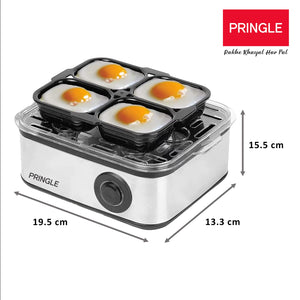 Pringle EB01 2-in-1 Egg Boiler & Poacher 550W by Pringle Homeware - side view