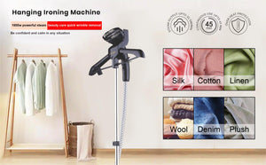 Pringle Garment Steamer | Variable Stream Control |Powerful Steam Output -Upto 30g/min | Auto Shut Off Feature | 1.5L Detachable Large Water Tank |Includes Fabric Brush & Hand Glove | 1800 Watt Red