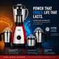 Soul Maxx 650W Mixer Grinder with 3 SS Jars (Liquidizing, Wet, Dry & Chutney) & Juicer Jar | SS Blades | 5 Yr Onsite Warranty | Red
