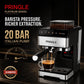 Bellaroma Espresso Coffee Machine| 20 Bar Pump| Grinder | Touch Panel
