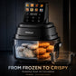 AirClear Glass Air Fryer 5.5L | Dual Bowl | 1500W | 8 Cooking Modes