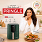 Digital Air Fryer 4.2L 1350W | 360° Air Circulation | Non-Stick Basket | 6 Preset Programs | Green