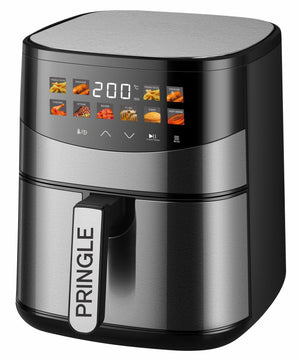 AF1410 Digital Air Fryer 6.5L | 1600W | 12 Preset Modes | Touch Control | 360° Air Circulation | Oil-Free Cooking | Stainless Steel Finish