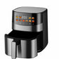 AF1410 Digital Air Fryer 6.5L | 1600W | 12 Preset Modes | Touch Control | 360° Air Circulation | Oil-Free Cooking | Stainless Steel Finish