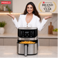 AF1410 Digital Air Fryer 6.5L 1600W | 12 Preset Cooking Modes | 360° Air Circulation | Touch Control | Stainless Steel Finish