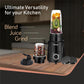 Alexa Nutri Blender 450W | Smoothie Maker & Mixer Grinder | 2 Jars | Sipper & Storage Lids | Dual Blade System | Black