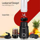 Alexa Nutri Blender 450W | Smoothie Maker & Mixer Grinder | 2 Jars | Sipper & Storage Lids | Dual Blade System | Black