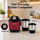 Alfa Plus 550W 3 Jar Mixer Grinder | 3 Stainless Steel Jars | Stainless Steel Blades | (AlfaPlus_MG_3Jar_Blue)