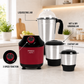 Alfa Plus 550W 3 Jar Mixer Grinder | 3 Stainless Steel Jars | Stainless Steel Blades | (AlfaPlus_MG_3Jar_Blue)