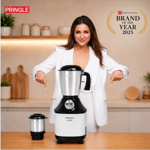 Alfa Plus 550W 2 Jar Mixer Grinder | 2 SS Jars | SS Blades | White Black