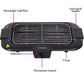 Electric Barbecue Grill 2000 Watt Smokeless Portable Adjustable Temperature Control