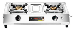 Blaze 100 Dix SS 2 Burner Stainless Steel Cooktop with SS Pan Support