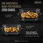 Glass Digital Air Fryer 5.5L | Dual Capacity 4L + 1.5L | 1500W Fast Heating