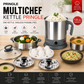 1.5L MultiChef Multi Kettle 3-in-1 Multipurpose Cooker | Egg Boiler, Steamer & Idli Maker | SS Stand | 1350W | Silver