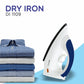1000W Automatic Dry Iron | Large Soleplate | Quick Heat | White Blue