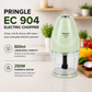 Electric Chopper | 600ml Capacity 250W | Mixer/Blender One Touch Operation | Twin Blade Technology | 1 min non stop operation/heavy motor Assorted, 1 year warranty