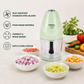 Electric Chopper | 600ml Capacity 250W | Mixer/Blender One Touch Operation | Twin Blade Technology | 1 min non stop operation/heavy motor Assorted, 1 year warranty