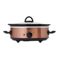 FW1815 Electric Slow Cooker 2.5L | Ceramic Pots with Glass Lids | Copper Finish