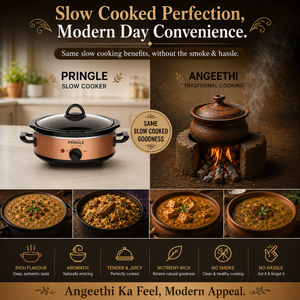 FW1815 Electric Slow Cooker 2.5L | Ceramic Pots with Glass Lids | Copper Finish