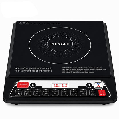 IC Fire Induction Cooktop 1400W | 7 Preset Modes | Smart Push Control | Adjustable Timer | 1 Yr Warranty
