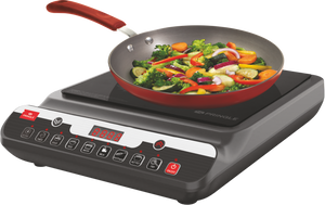 IC 11 Induction Cooktop with Crystal Glass Surface, 8 Temperature Levels, 1400 Watt Power