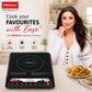IC Fire Induction Cooktop 1400W | 7 Preset Modes | Smart Push Control | Adjustable Timer | 1 Yr Warranty