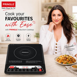 IC Fire Induction Cooktop 1400W | 7 Preset Modes | Smart Push Control | Adjustable Timer | 1 Yr Warranty