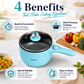 Multi-Functional Electric Pan MEP 1001 | 700W Power | 1L Capacity | Non-Stick Coating | Blue