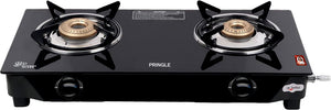 Matrix 02 BB | 2 Burner Glass Cooktop with High Efficiency Brass Burners