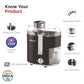 Nector Electric Juicer by Pringle Homeware - detail view