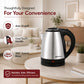 Neo Dlx 1.8L Stainless Steel Electric Kettle 1350W by Pringle Homeware - detail view