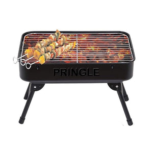 PRINGLE Bbq 1902 Charcoal Barbeque Grill Maker (Black), Free Standing