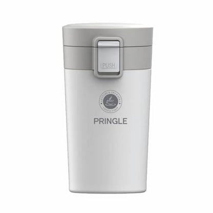 PRINGLE Cruise Coffee Mug 3 Layer Coffee Tumbler Double Wall Stainless Steel Tea Mug 300ML -Hot and Cold (White)