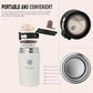 PRINGLE Cruise Coffee Mug 3 Layer Coffee Tumbler Double Wall Stainless Steel Tea Mug 300ML -Hot and Cold (White)