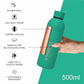 Pringle Como Hydrosteel Bottle | Stainless Steel Vacuum Insulated Flask 500ml| Hot and Cold Water Bottle | Double Walled Bottle for Home, Office, Travel – Green