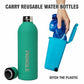 Pringle Como Hydrosteel Bottle | Stainless Steel Vacuum Insulated Flask 500ml| Hot and Cold Water Bottle | Double Walled Bottle for Home, Office, Travel – Green