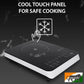 Pringle IC 10 Induction Cooktop - 2000W, White & Black with Feather Touch Panel, 8 Preset Menus, BIS Approved, 230V, Made in India