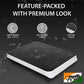 Pringle IC 10 Induction Cooktop - 2000W, White & Black with Feather Touch Panel, 8 Preset Menus, BIS Approved, 230V, Made in India