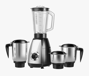 Soul Maxx 650W Mixer Grinder with 3 SS Jars (Liquidizing, Wet, Dry & Chutney) & Juicer Jar by Pringle Homeware - product