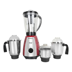 Soul Maxx 650W Mixer Grinder with 3 SS Jars (Liquidizing, Wet, Dry & Chutney) & Juicer Jar by Pringle Homeware - product