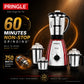 Soul Maxx 750W 4 Jar Mixer Grinder | 60 Min Non Stop Running | Includes Juicer Jar | SS Blades | 5 Yr Onsite Warranty |(SoulMaxx_MG_4Jar_Red)