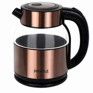 Vogue 1.8L Electric Glass Kettle 1350W | Double Fada Controller | 1 YHr Warranty | Copper