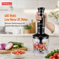 Pringle MasterBlend 2-in-1 Hand Blender & Chopper | 400W Powerful DC Motor | Stainless Steel Rust-Free Detachable Arm | Silver & Black