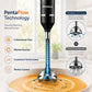 Pringle MasterBlend 2-in-1 Hand Blender & Chopper | 400W Powerful DC Motor | Stainless Steel Rust-Free Detachable Arm | Silver & Black