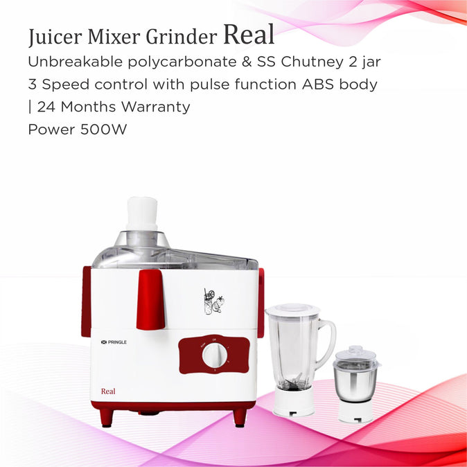 Pringle Supermatic Plus Juicer Mixer Grinder/JMG 950Watt With 2 Unbrea –  Pringle Appliances